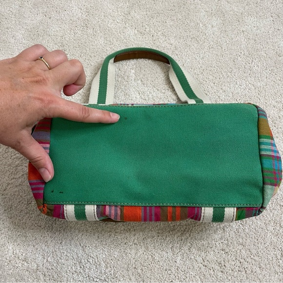 Tommy Hilfiger Plaid Handbag Y2K Preppy Colorful - Picture 12 of 17